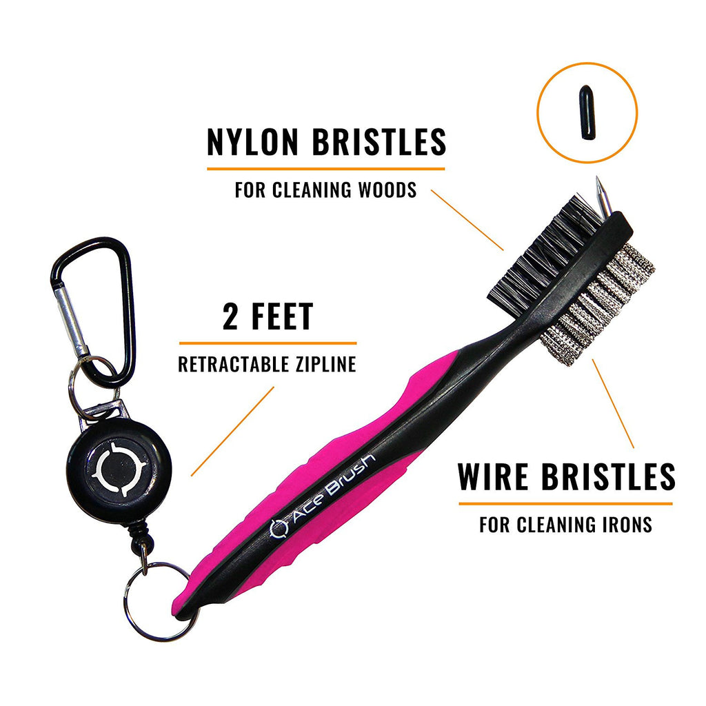 Golf Club Brush Pink