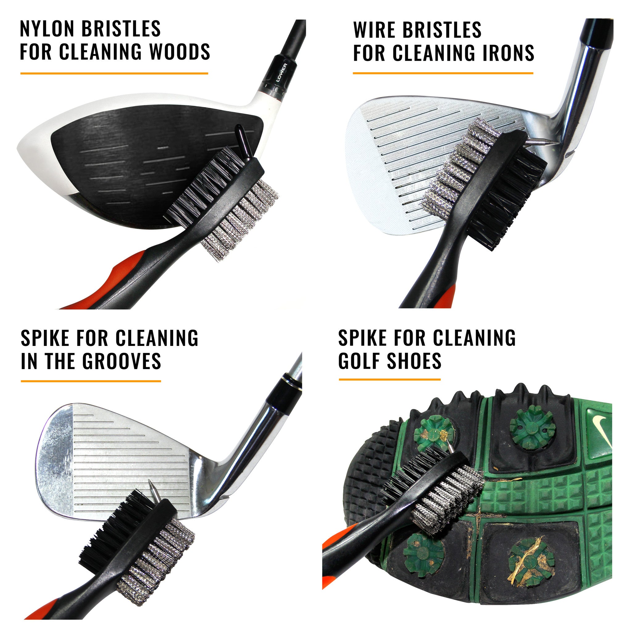 Golf Club Brush, Groove Cleaner