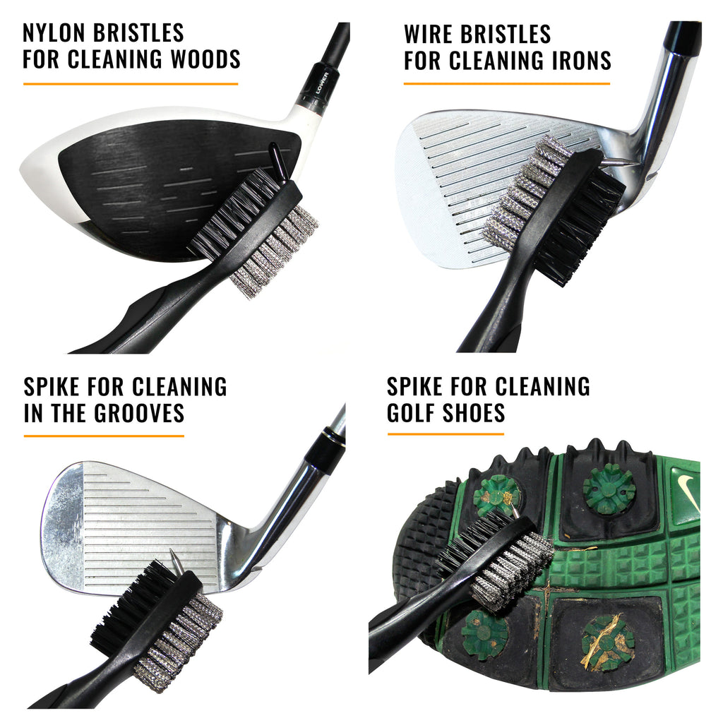 Golf Club Brush Black