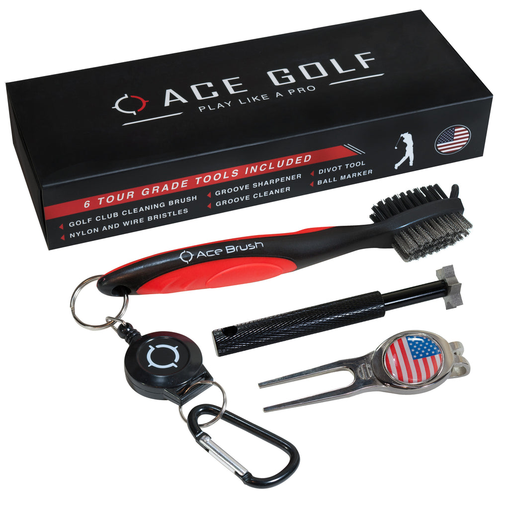 Deluxe Golf Gift Set Red