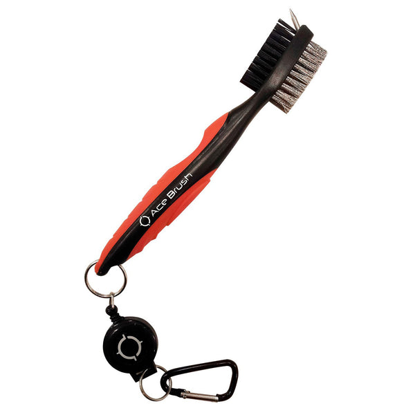 Golf Club Brush Red